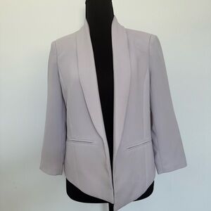 Mural Women's Blazer in Light Gray/ lavender size s